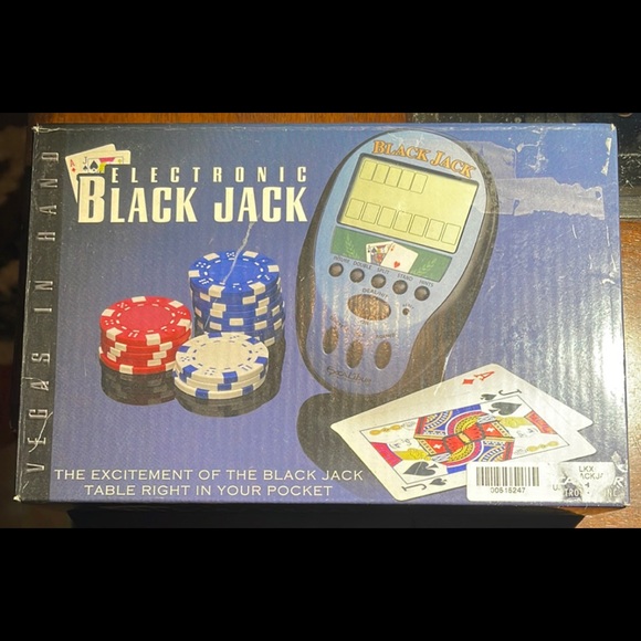 EXCALIBUR ELECTRONIC BLACKJACK Handheld Pocket Casino Game Model #473 Req 2”AAA” - Picture 2 of 5